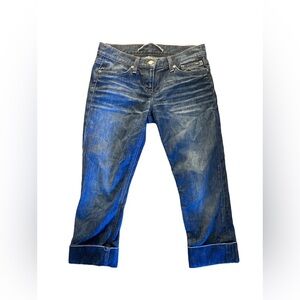 Joe’s Jeans Socialite Kicker Capri Jeans in Miranda Blue